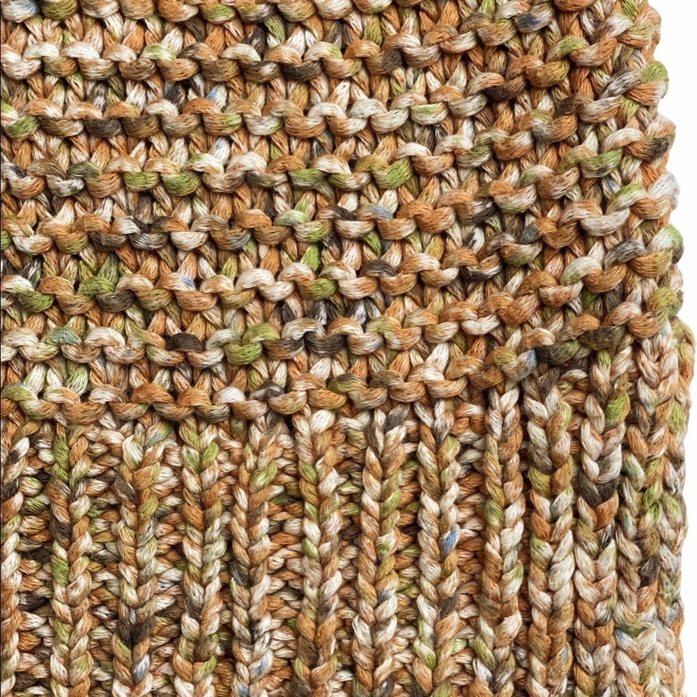 CHICOS Bulky Knit Multi Colored Boxy Sweater - Picture 3 of 4